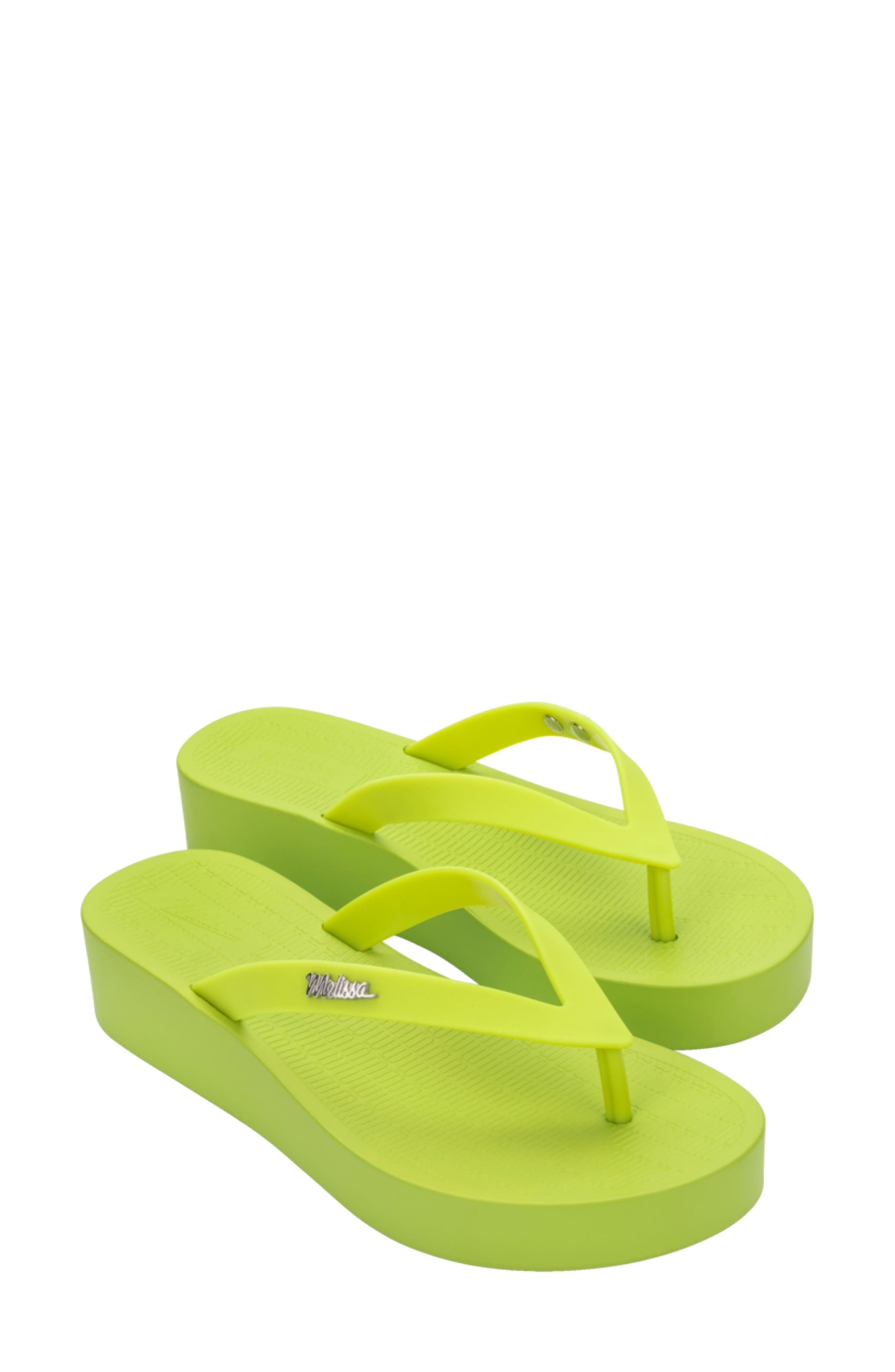 Melissa Sun Venice Water Resistant Platform Flip Flop, Main, color, 