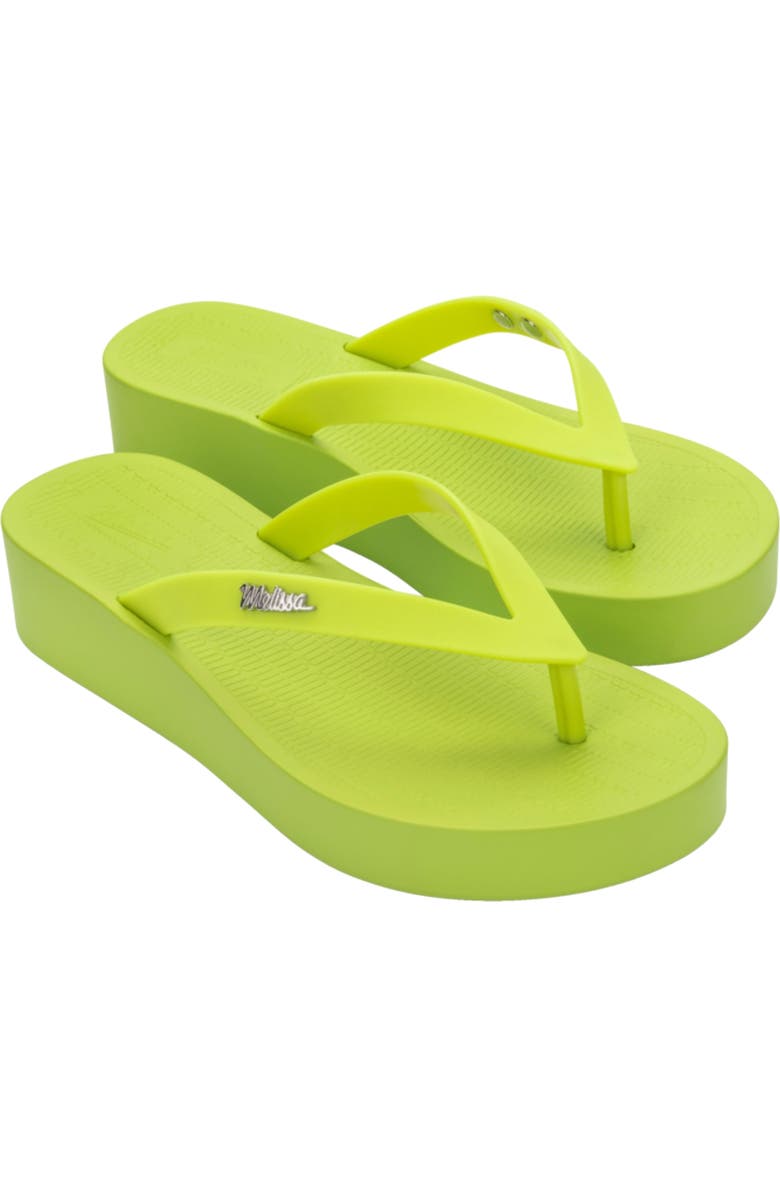 Melissa Sun Venice Water Resistant Platform Flip Flop, Main, color,