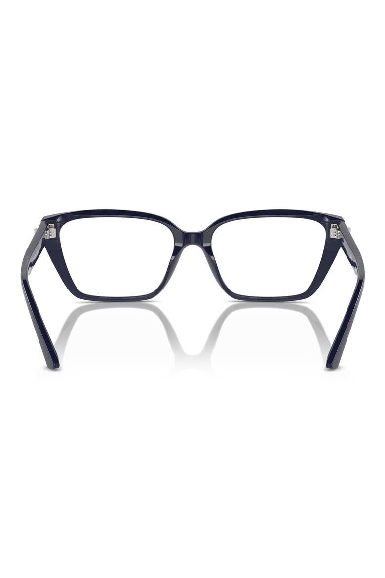 55mm Cat Eye Optical Glasses, Alternate, color, BLUE / DEMO LENS