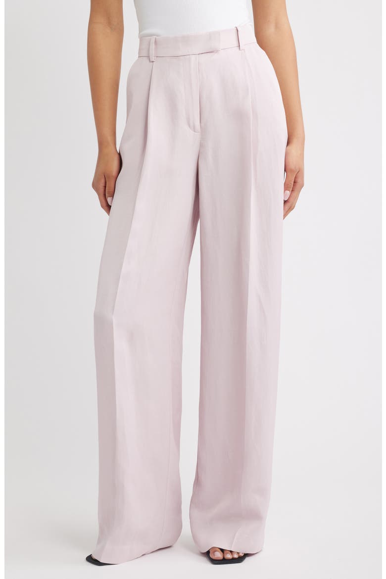Marina Pleated Pants, Main, color, LIGHT/ PASTEL PURPLE