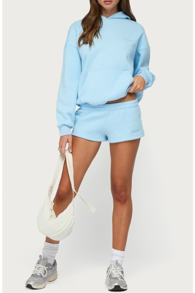 Basic Girl Oversize Hoodie, Alternate, color, LIGHT-BLUE