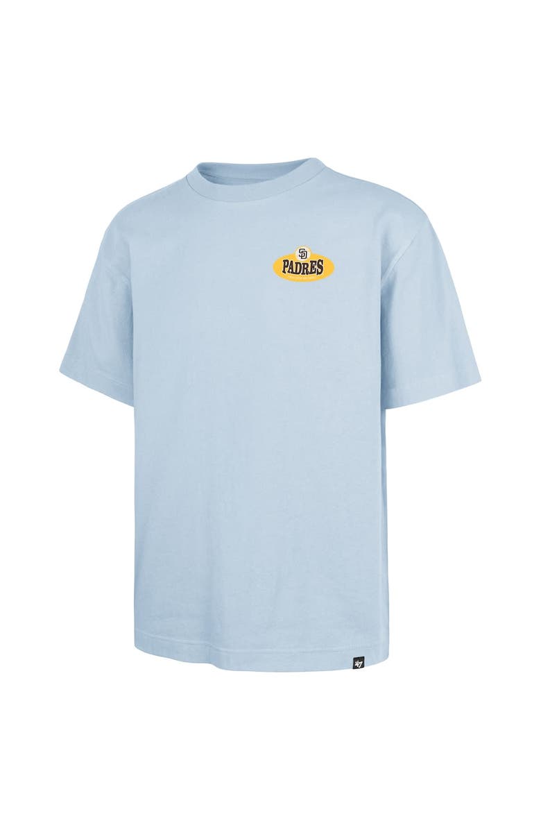 '47 Men's '47 Light Blue San Diego Padres Ice Cream Parlor Foundation T-Shirt, Alternate, color, Light Blue