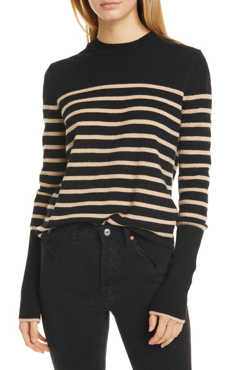 La Ligne AAA Lean Lines Cashmere Sweater, Main, color, 