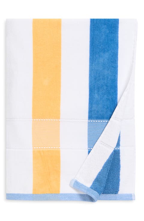Pop Color Stripe Beach Towel