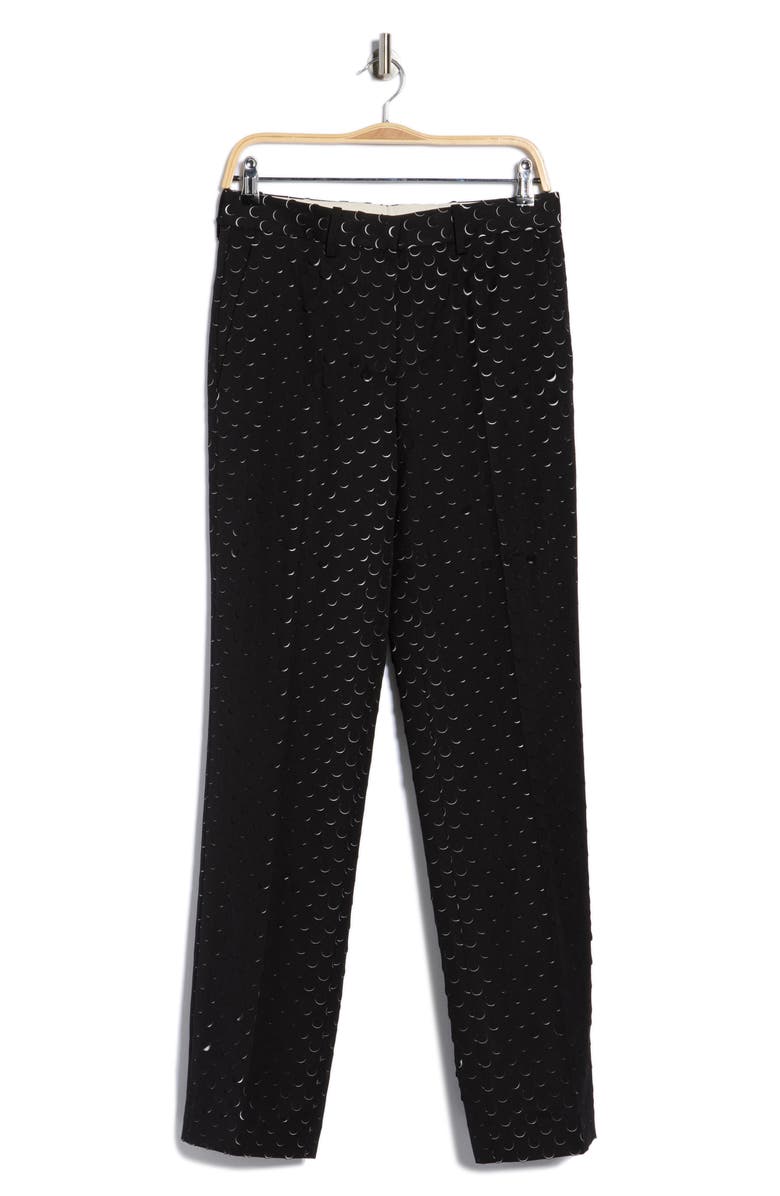 Helmut Lang Hole Punched Car Trouser Pants, Alternate, color, Black