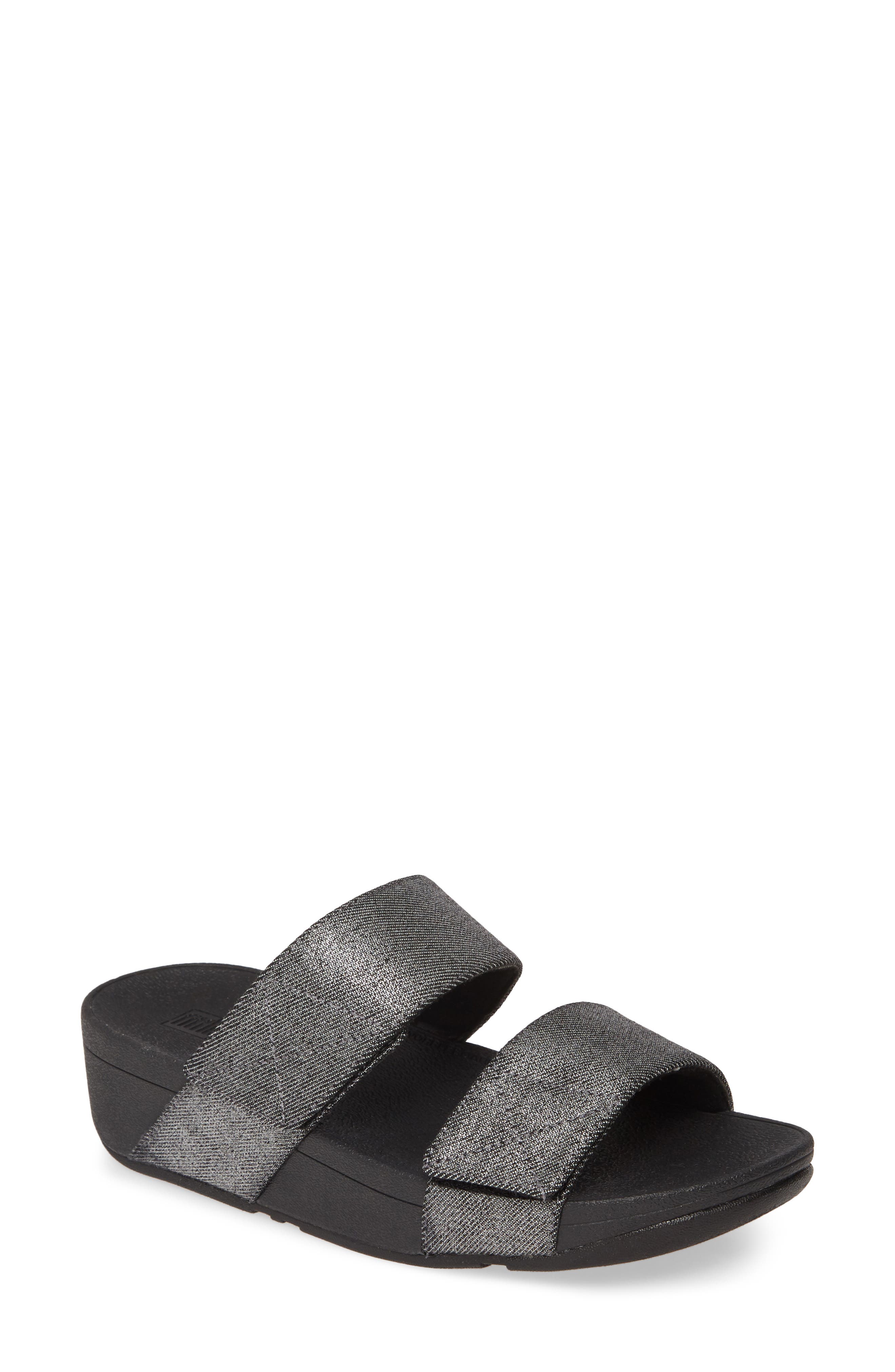 FitFlop Mina Shimmer Slide Sandal, Main, color, 