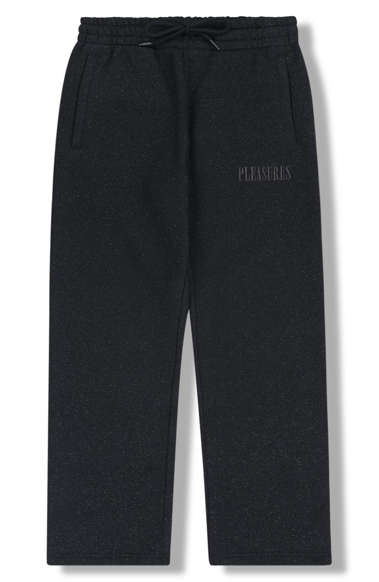 PLEASURES Starry Oversize Sweatpants, Alternate, color, Black
