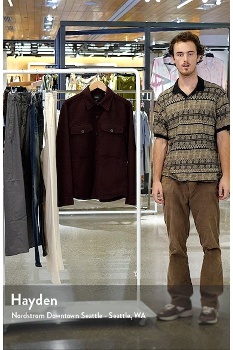 Recycled Wool Blend Shirt Jacket video