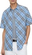 Burberry Regular Fit Check Cotton Shirt