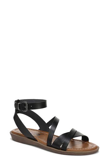 Blowfish Malibu Daffodil 2 Sandal In Black Faux Leather