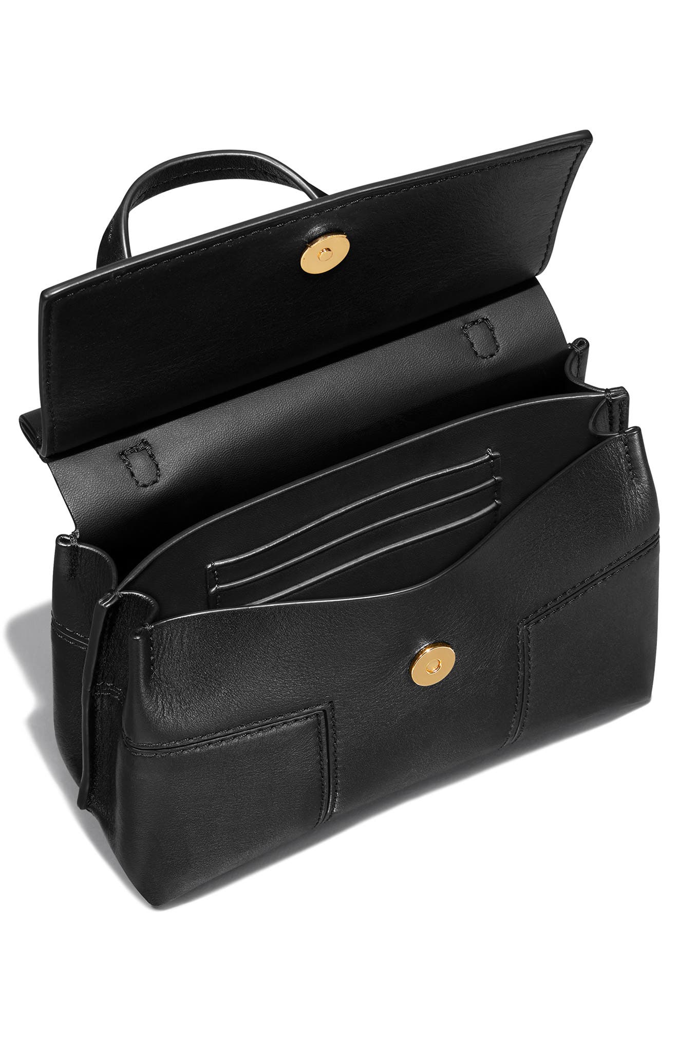 Tory Burch Block T Mini Satchel, Alternate, color, 