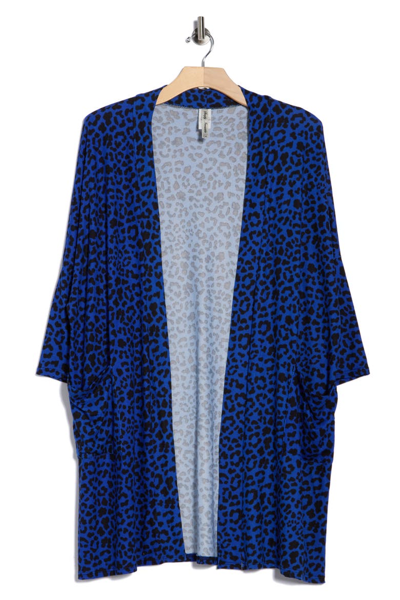 Three-Quarter Sleeve Duster, Alternate, color, ROYAL