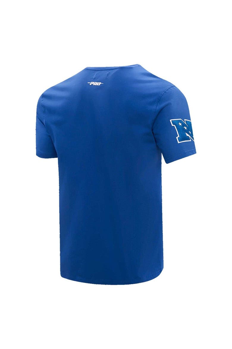Men's Pro Standard Royal New York Giants Hybrid T-Shirt, Alternate, color, Royal