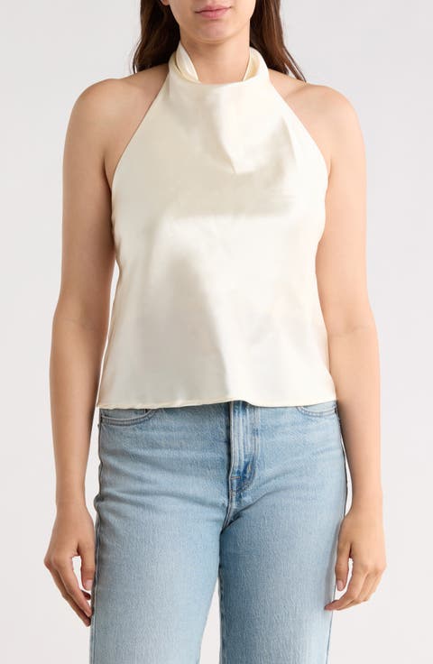 Satin Halter Top
