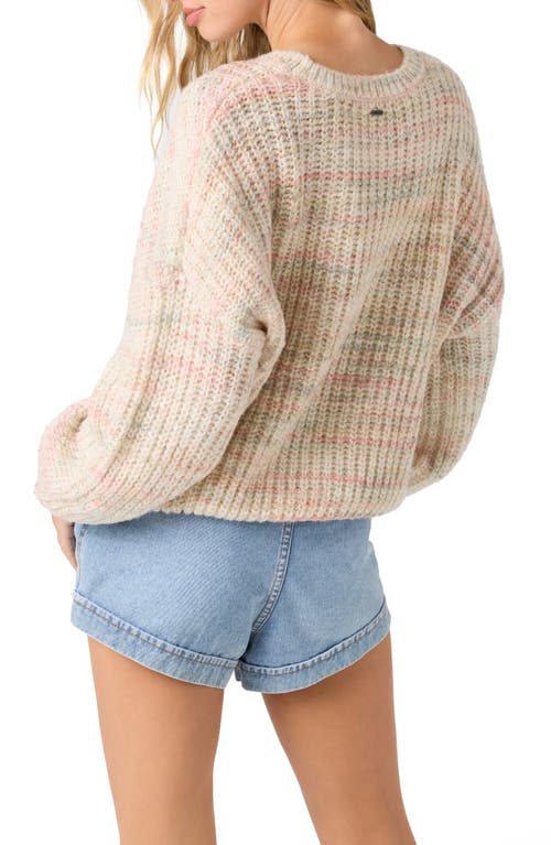 O'neill Bayou Stripe Crewneck Sweater In Neutral