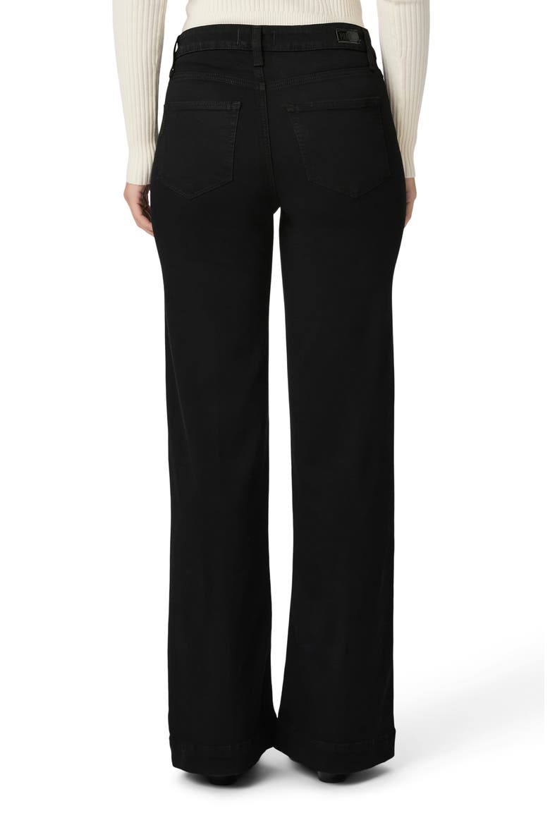 Leenah High Waist Wide Leg Jeans, Alternate, color, BLACK SHADOW