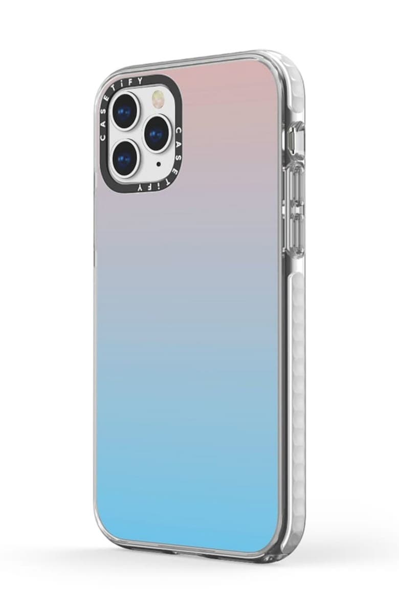 CASETiFY Blue Pink Gradient iPhone 11 Pro Phone Case, Alternate, color,