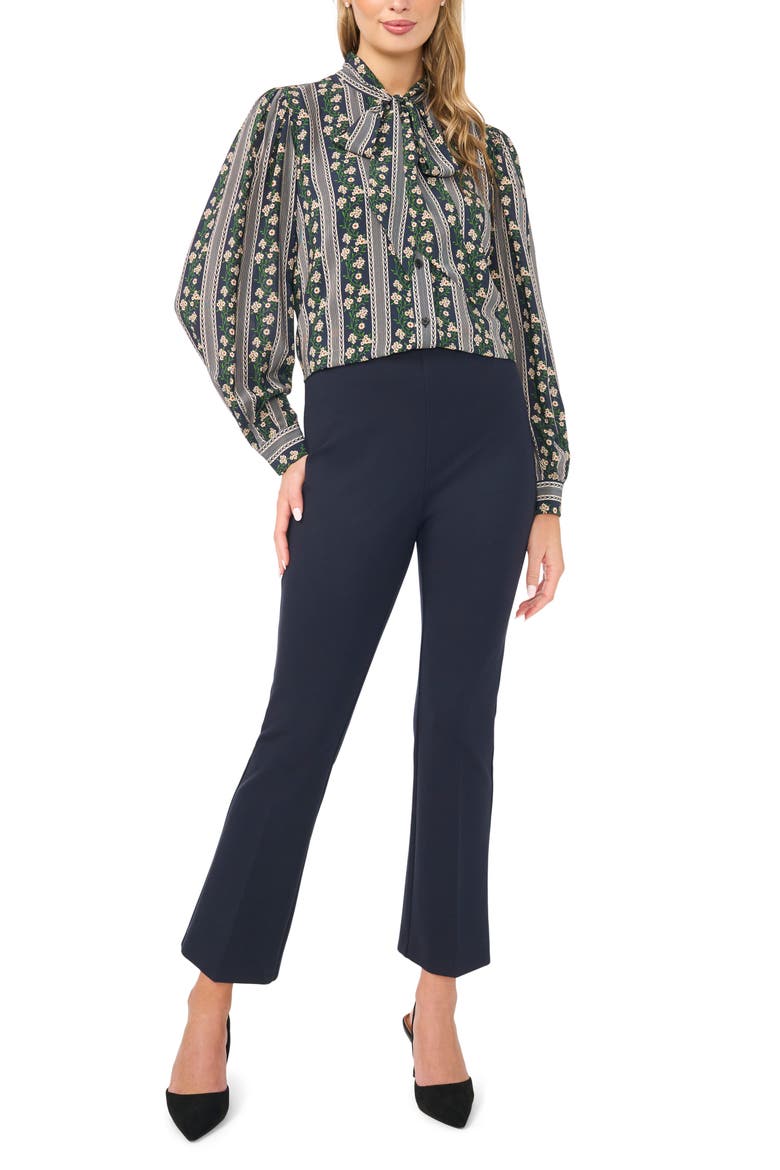 Vanessa Tie Neck Top, Alternate, color, INDIGO NIGHT