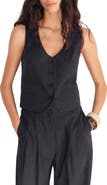 MANGO Cotton & Linen Suit Vest