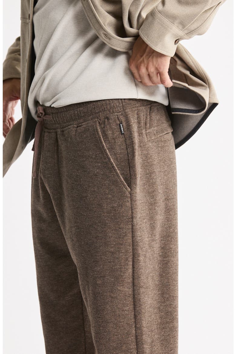 Knit Joggers, Alternate, color, BROWN