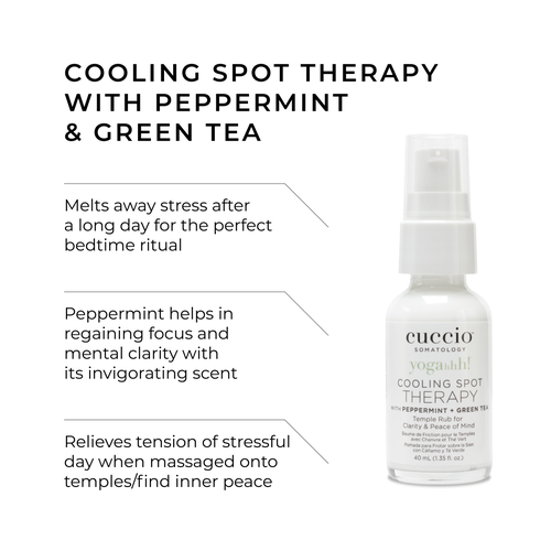 Cuccio Cooling Temple Spot Therapy In White