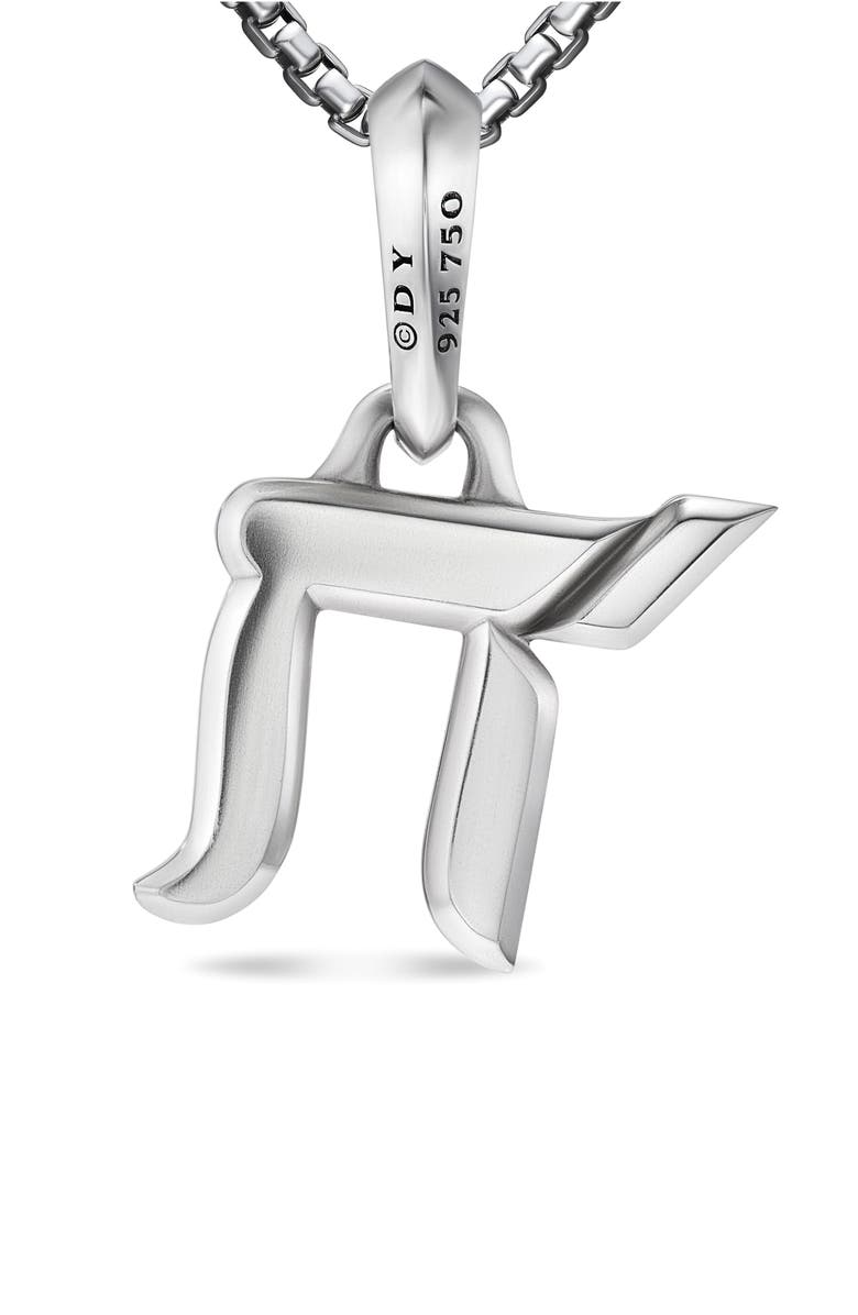 David Yurman Chai Amulet, Alternate, color, Sterling Silver And 18K Gold