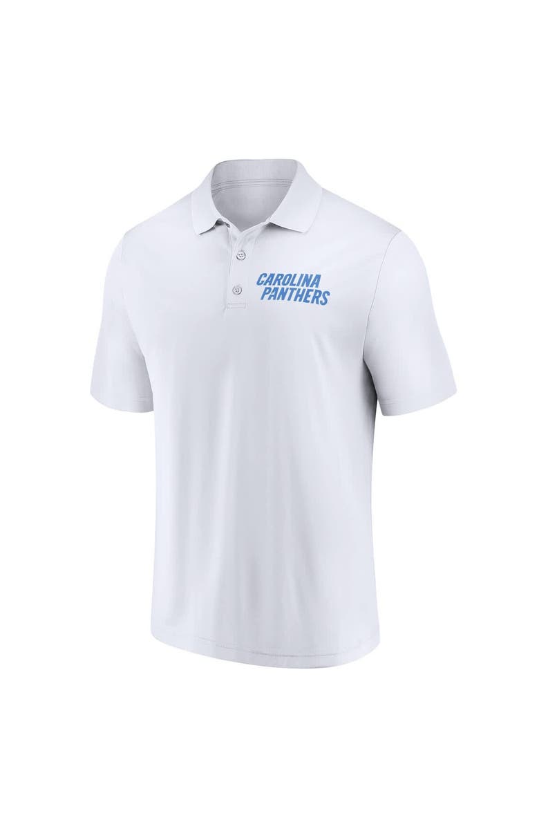 FANATICS Men's Fanatics  White Carolina Panthers Lockup Polo, Alternate, color, 