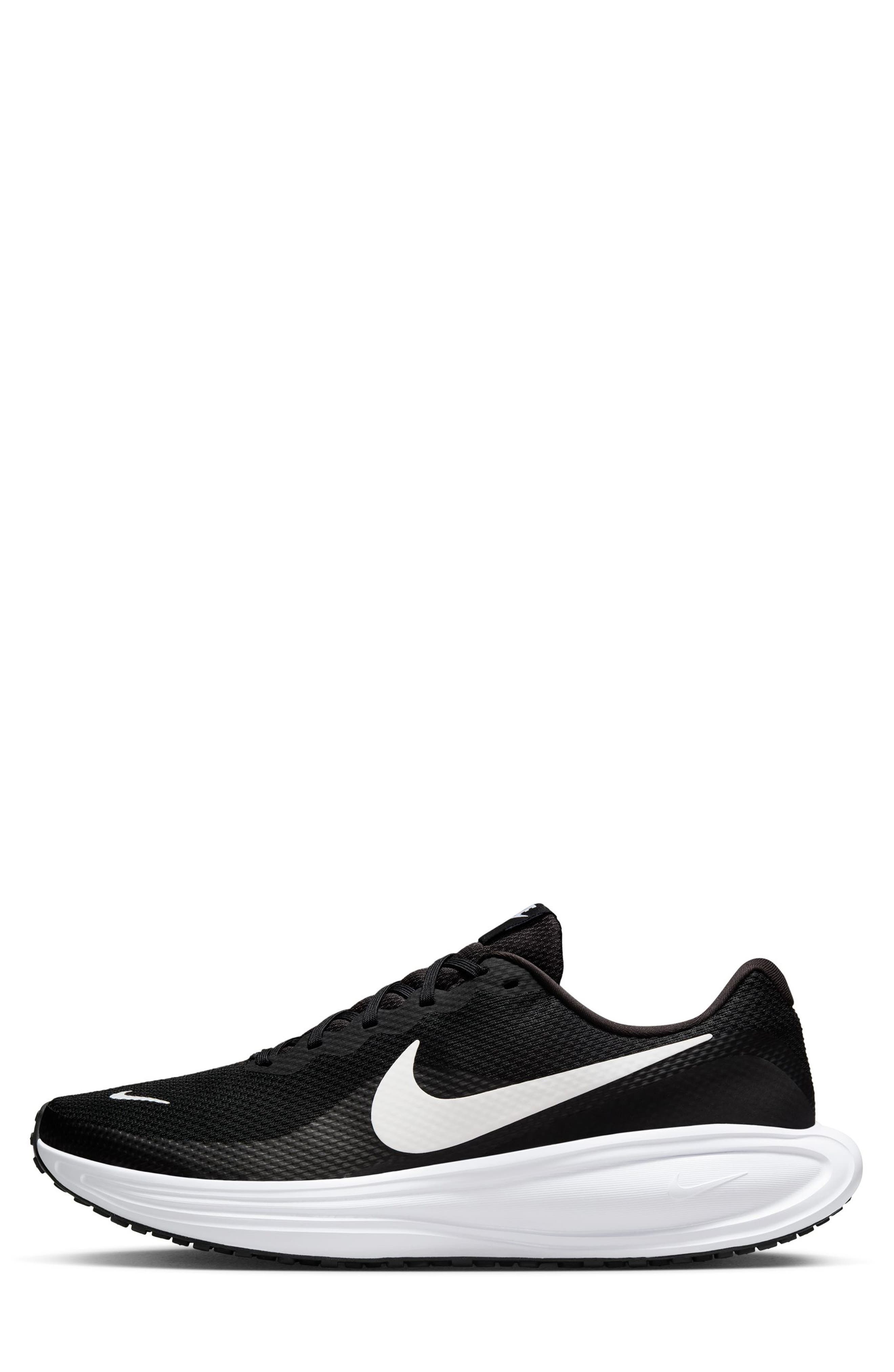 Nike Revolution 8 Running Shoe, Alternate, color, Black/ White