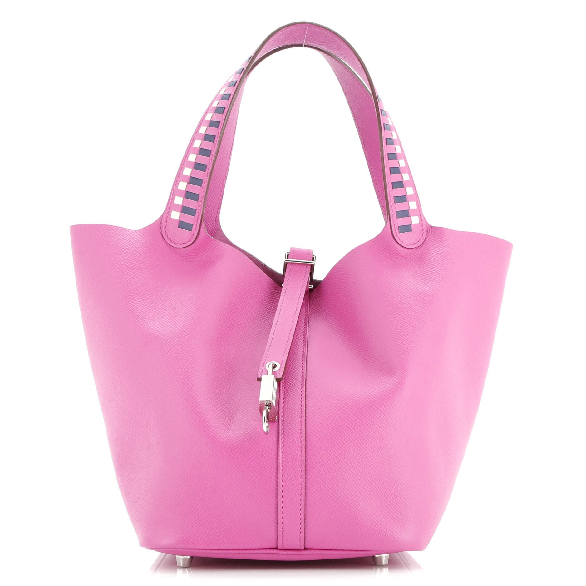 Pre-Owned Hermes Picotin Lock Bag Tressage Epsom MM, Main, color, 