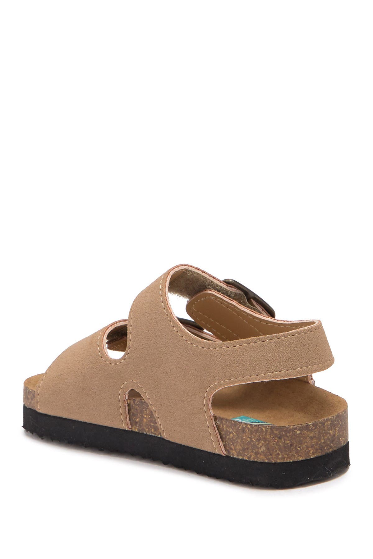 Lil Jack Footbed Sandal, Alternate, color, TAUPE SUEDE