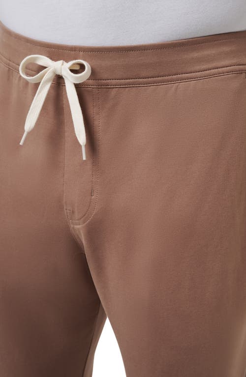 Travismathew Stretchknit Drawstring Pants In Brown