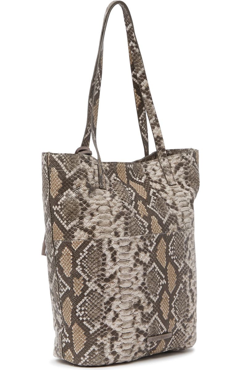 Lucky Brand Eddo Snake Embossed Leather Tote, Alternate, color,