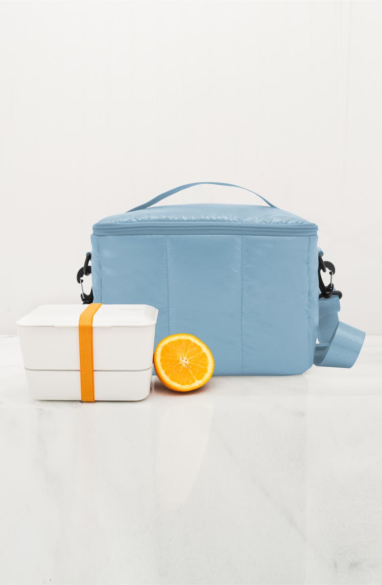 MYTAGALONGS Puffer Lunch Bag, Alternate, color, Ice
