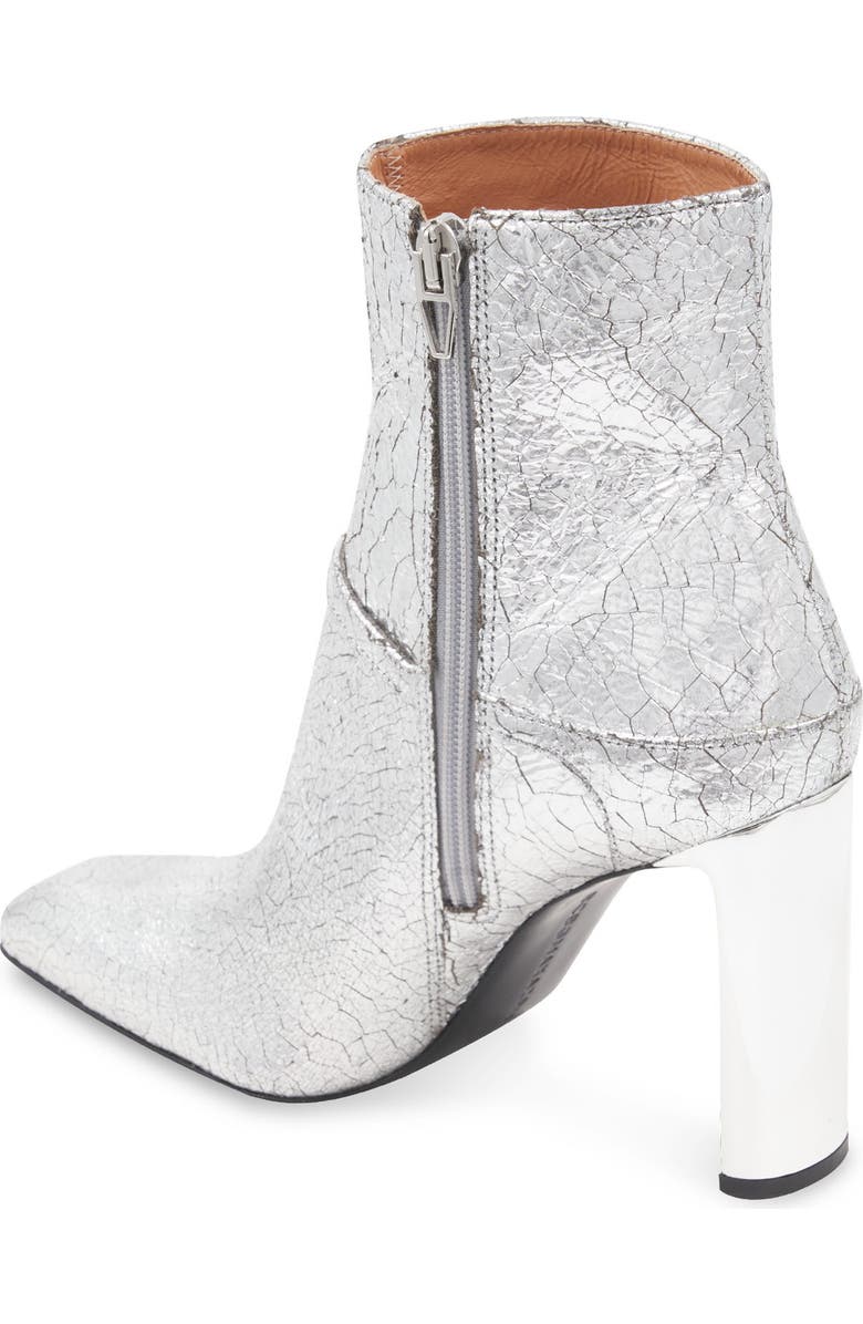 BCBGMAXAZRIA Ravi Block Heel Bootie, Alternate, color, Silver