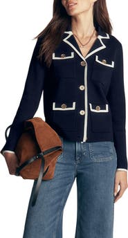 Boden Phoebe Collared Cardigan
