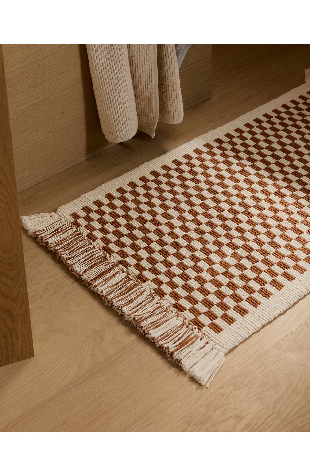 Parachute Checkered Bath Rug | Nordstrom