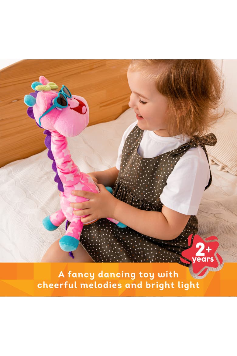 Giraffe Animal Plush, Alternate, color, Multicolored