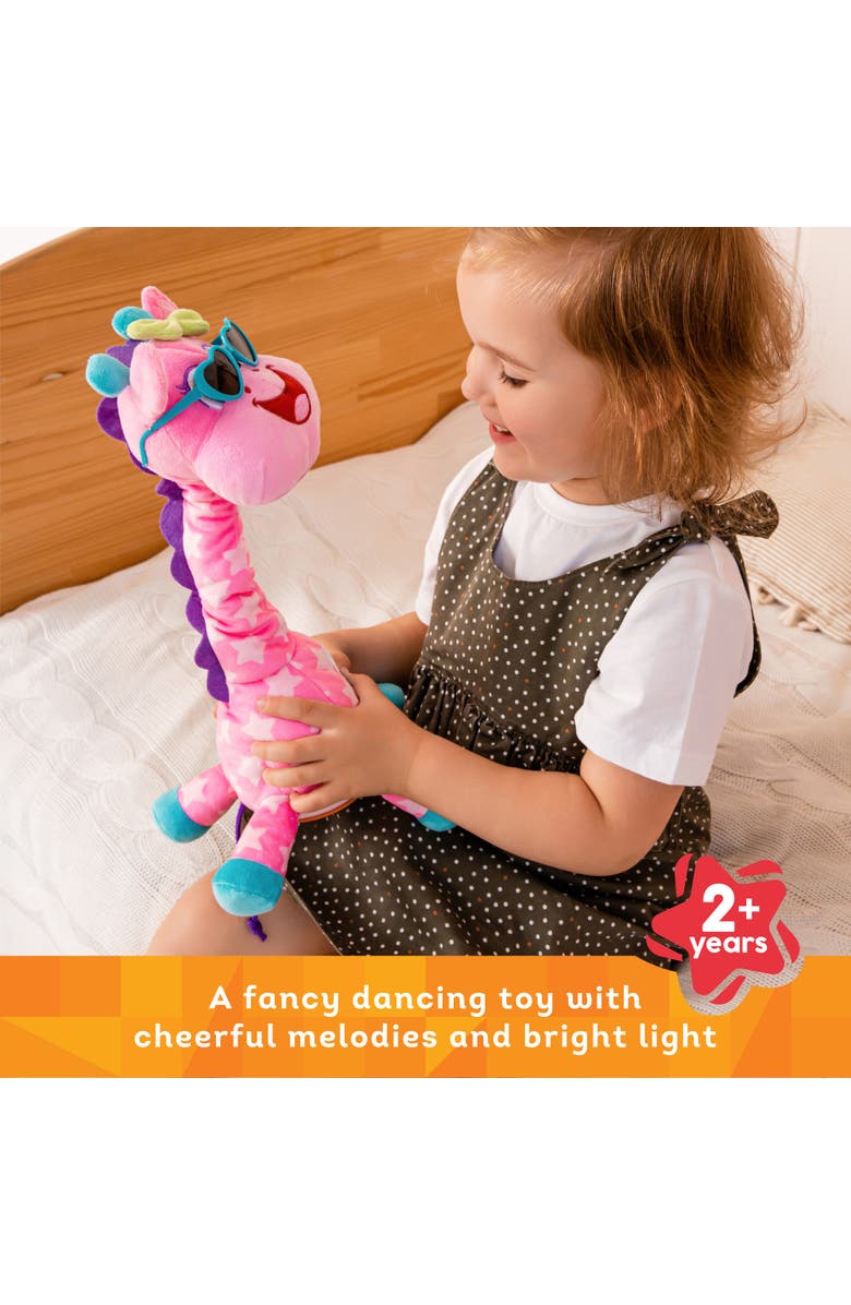 Kids Hits Giraffe Animal Plush, Alternate, color, Multicolored