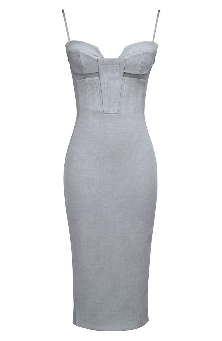 HOUSE OF CB Kiki Cold Shoulder Long Sleeve Minidress, Alternate, color,