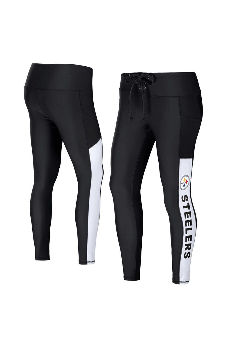 WEAR by Erin Andrews Women's WEAR by Erin Andrews Black Pittsburgh Steelers Leggings, Main, color, Black