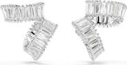 Swarovski x Ariana Grande Baguette Cubic Zirconia Cuff Earrings