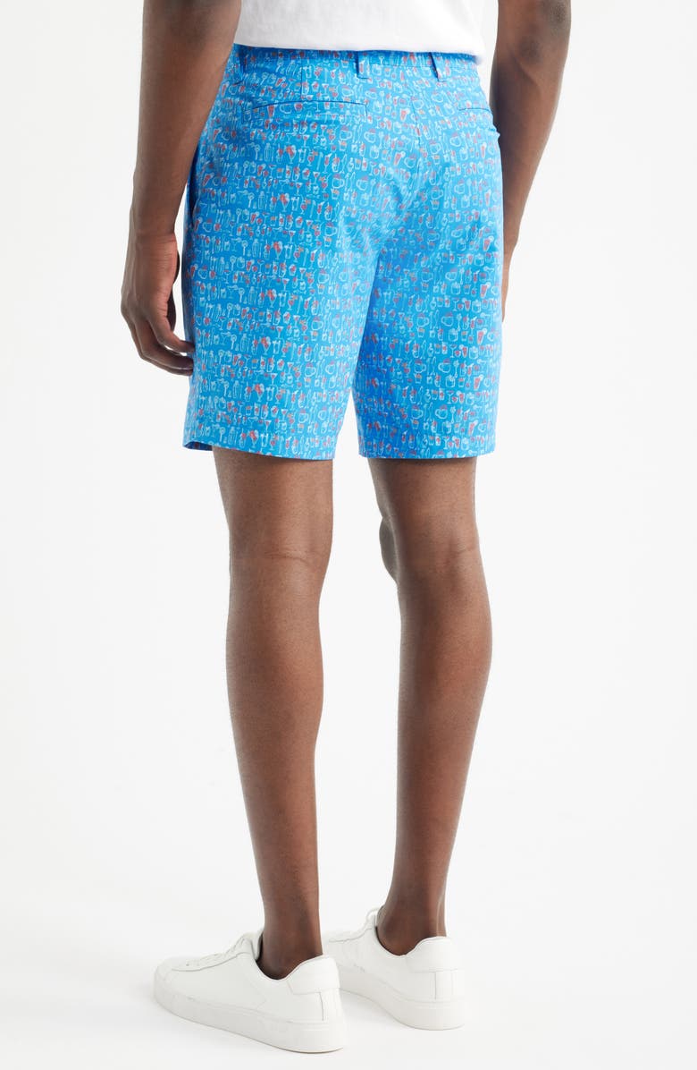 Tommy Bahama Barbados Pro Martini Time 9-Inch Flat Front IslandZone<sup>®</sup> Shorts, Alternate, color, Campanula