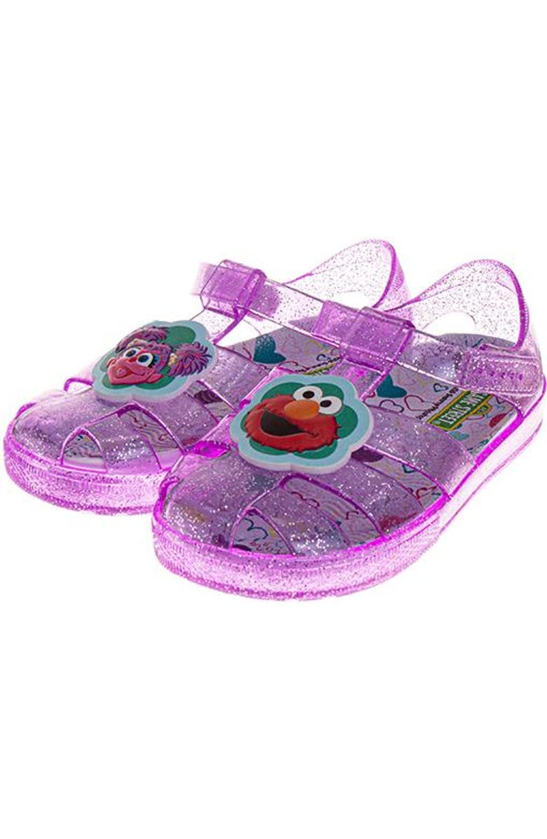 Sesame Street<sup>®</sup> Character Girls Sandals, Main, color, Light Purple