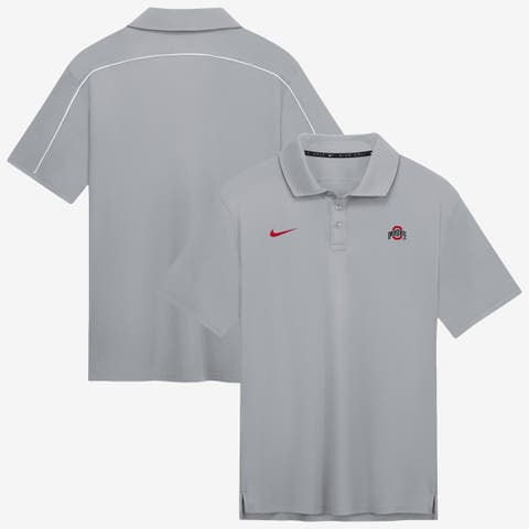 Men's Nike Gray Ohio State Buckeyes Par Dri-FIT Polo