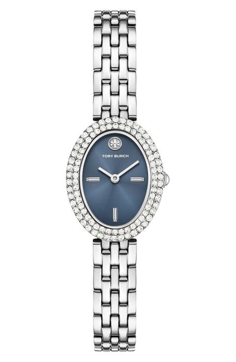 The Oval Two-Tone Bracelet Watch, 22mm x 28mm