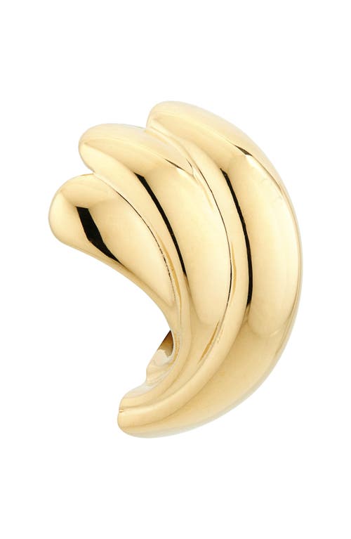 Lie Studio Lié Studio The Magda Stud Earrings In Gold