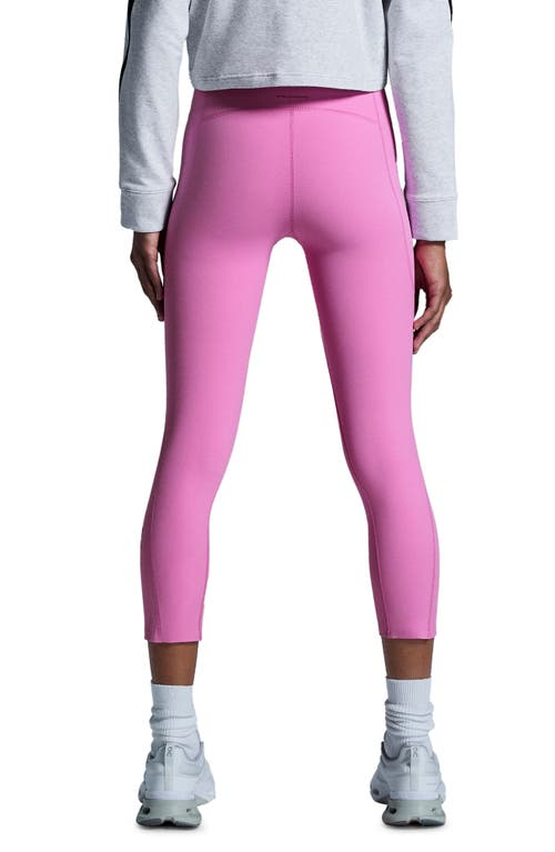 On Studio Crop Leggings In Raspberry
