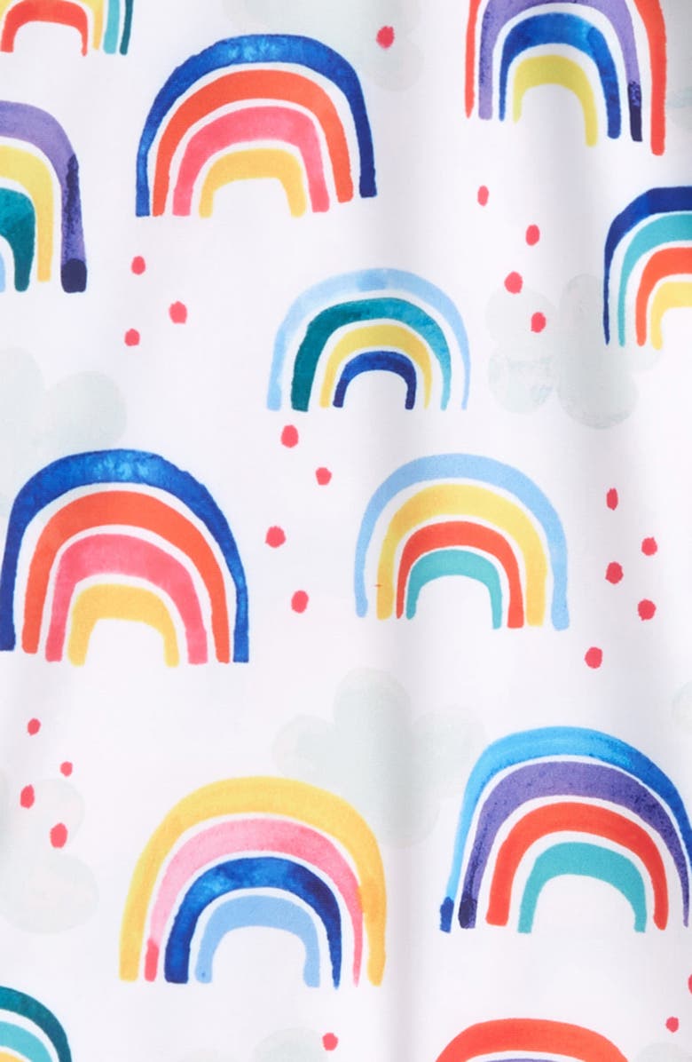 Tucker + Tate Graphic Ruffle Two-Piece Rashguard Swimsuit, Alternate, color,