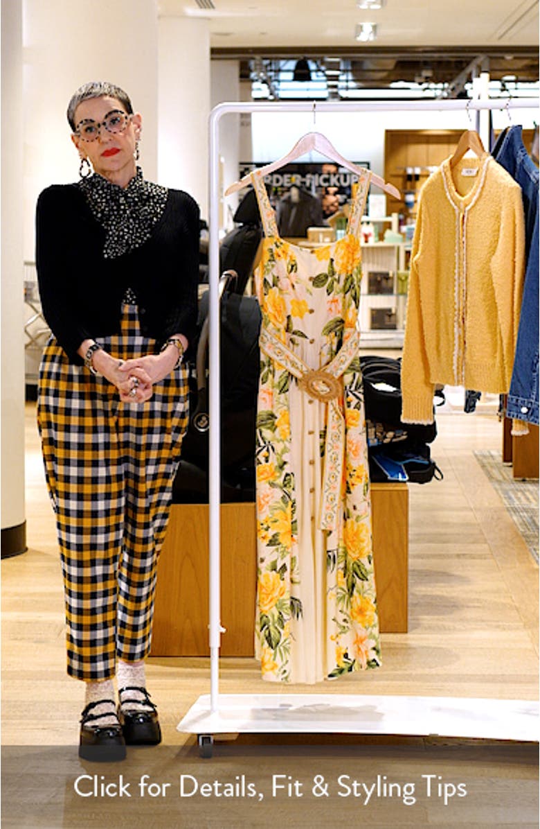 Floral Belted Midi Sundress, sales video thumbnail