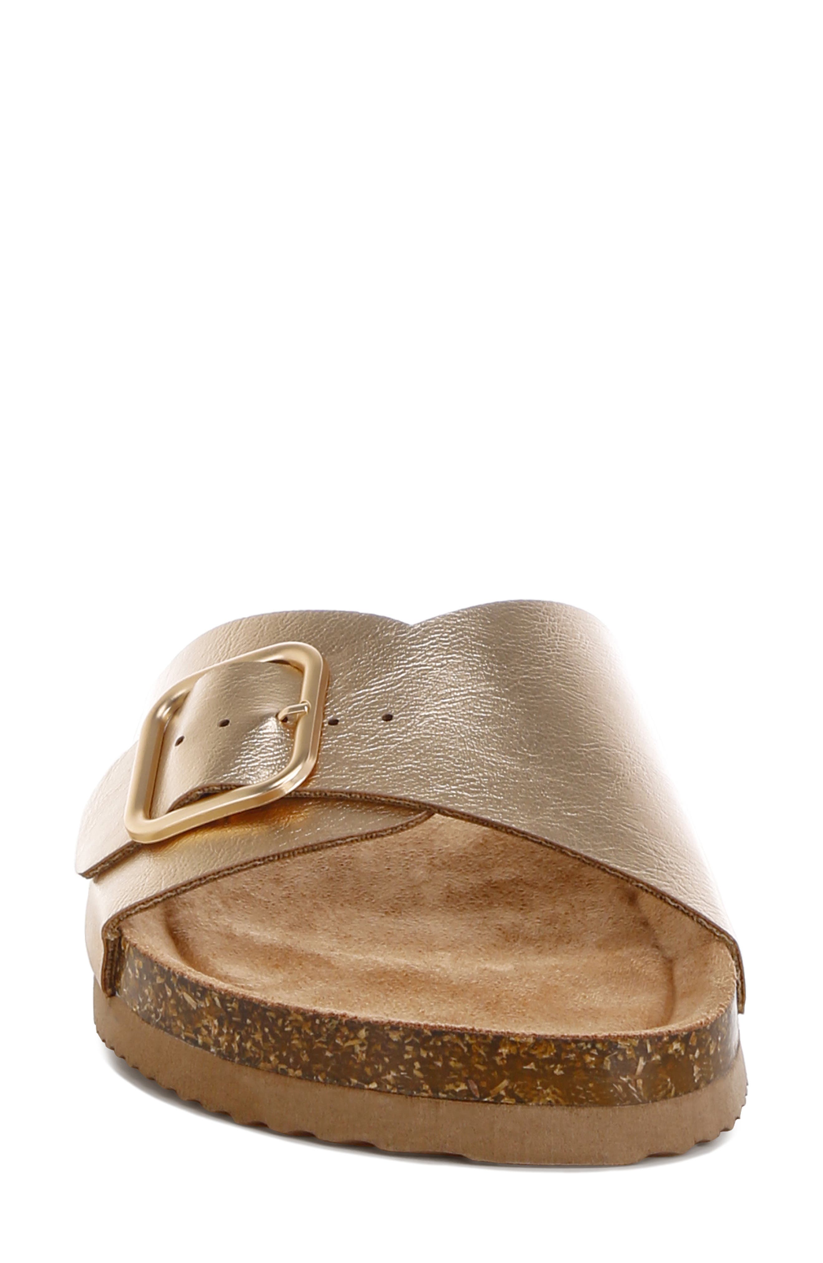 LONDON RAG Uvaria Slide Sandal, Alternate, color, Gold